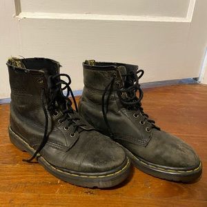 black Dr. Marten Boots